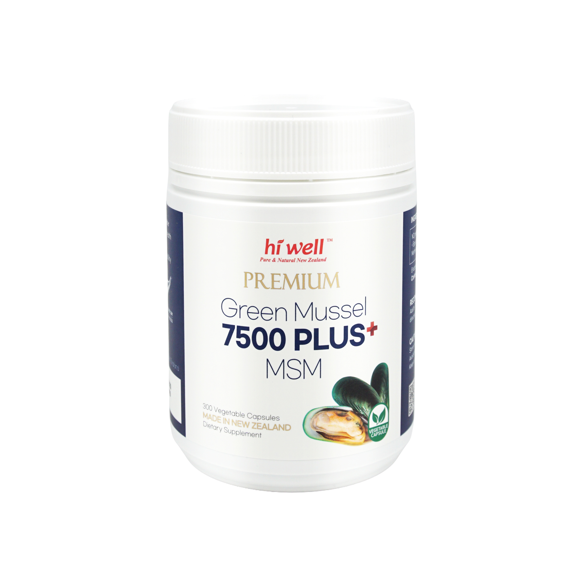 Hi Well Premium Green Mussel 7500 PLUS + MSM