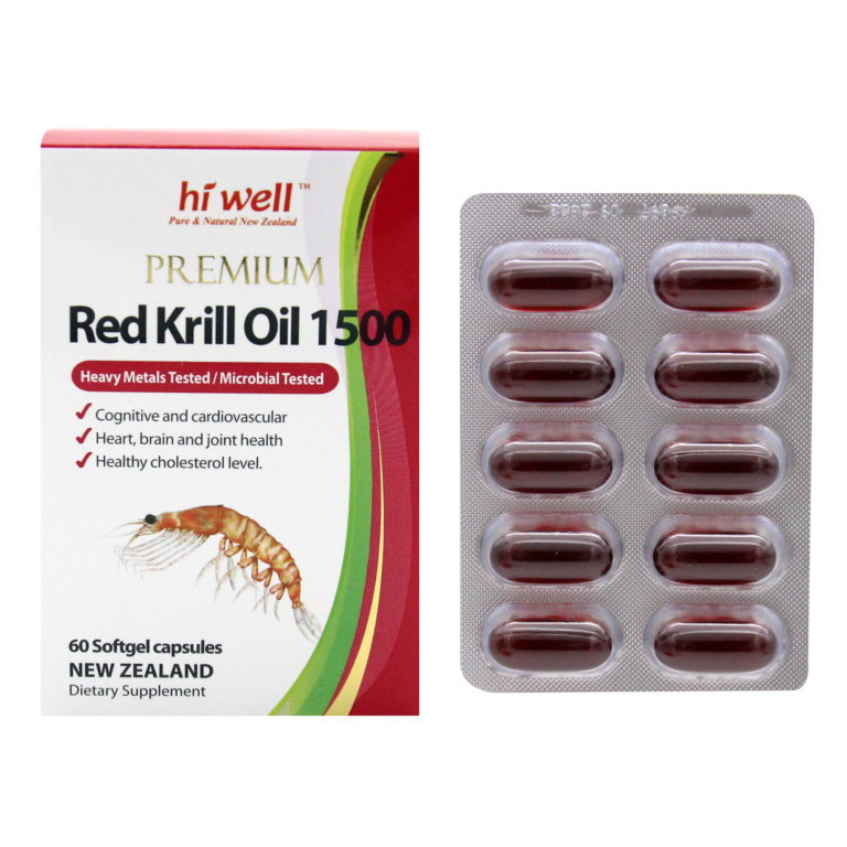 Red Krill Oil 1500mg Hi Well