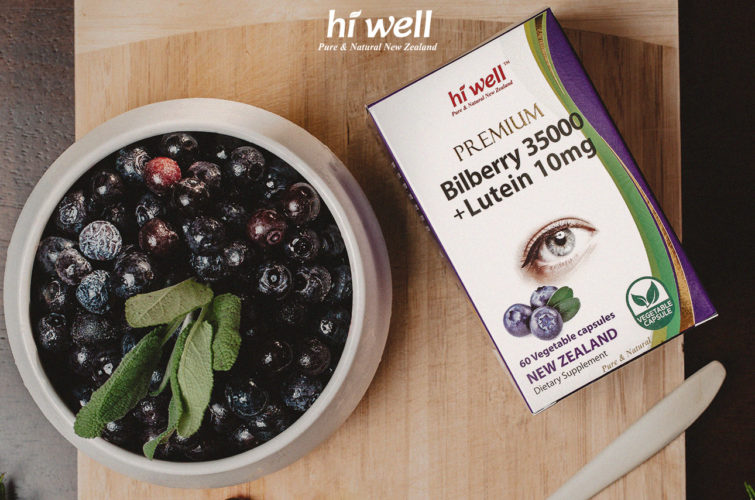 Hi Well Premium Bilberry 35000 + Lutein 10mg