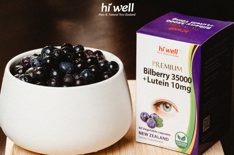 Hi Well Premium Bilberry 35000 + Lutein 10mg